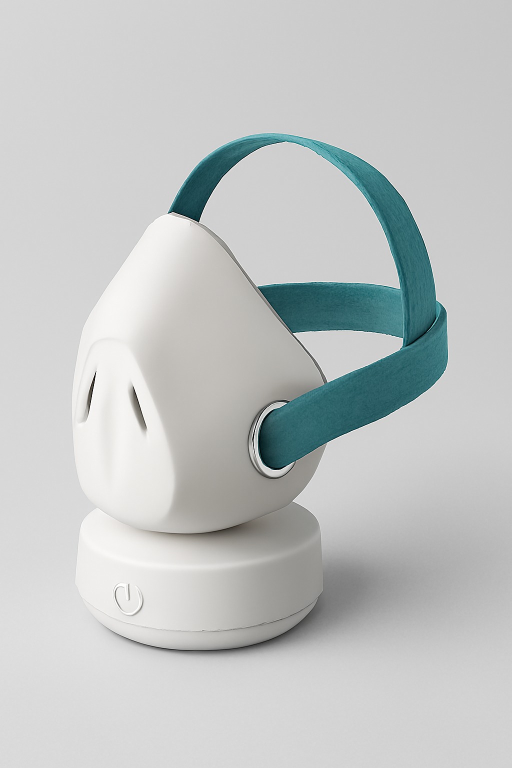 3D concept render of custom steam mask vaporizer